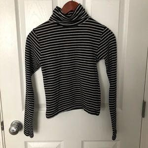 American Apparel Spandex Cotton Turtleneck Top